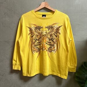 JNCO Style Top Heavy Dragon Longsleeve Youth XL Y2K